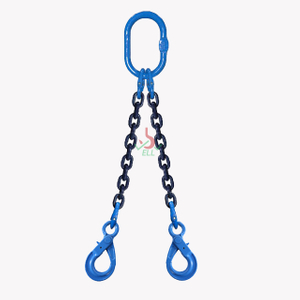 2 Leg Lifting Chain Sling - Eye selflock Hook - G100