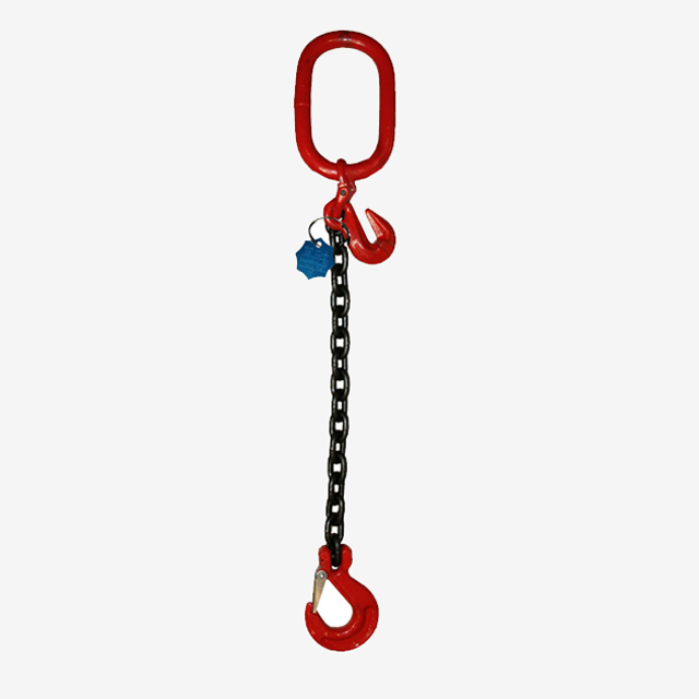 1 Leg Lifting Chain Sling - Clevis Hook - G80