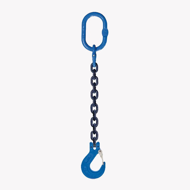 1 Leg Lifting Chain Sling - Clevis Hook - G100