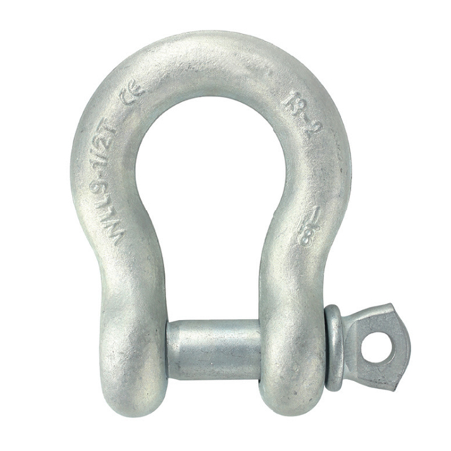 S6 High Strength Bolt Type Bow Shackle Chain Rigging 