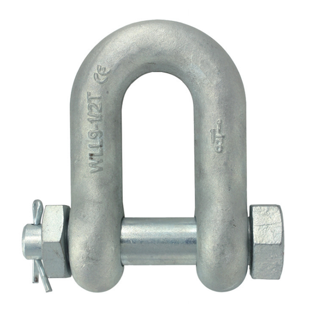 S6 High Strength Bolt type Dee Shackle Chain Rigging
